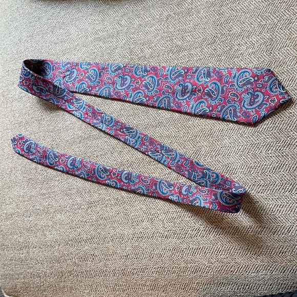 Vintage Balenciaga paisley neck ties bundle of 2 - Picture 2 of 9